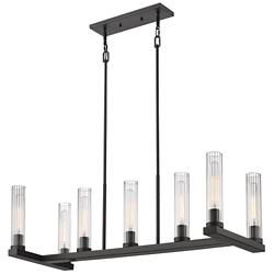 Z-Lite Beau 44" Wide Bronze 7-Light Island Chandelier