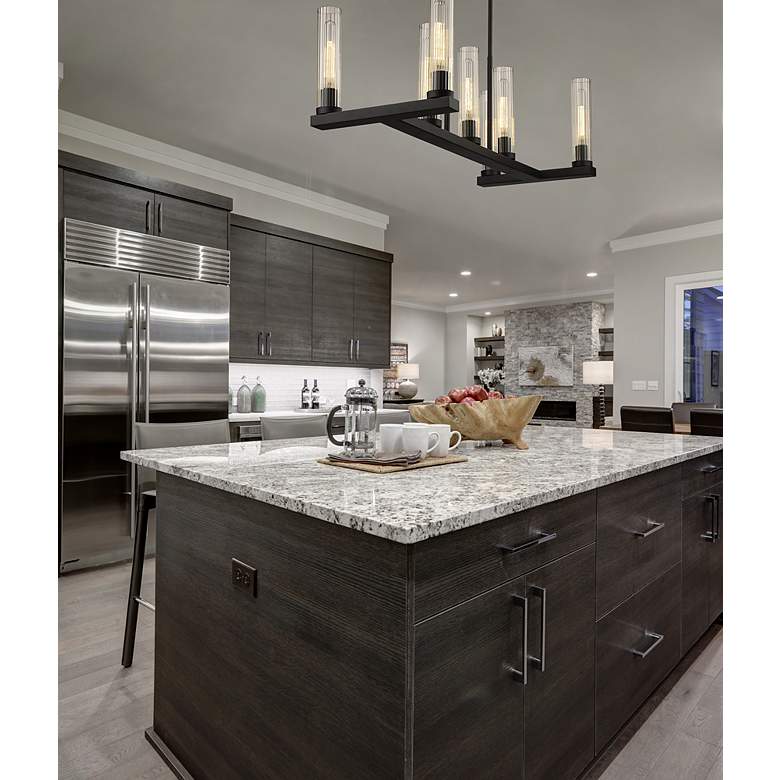 Image 4 Z-Lite Beau 44" Wide Bronze 7-Light Island Chandelier more views