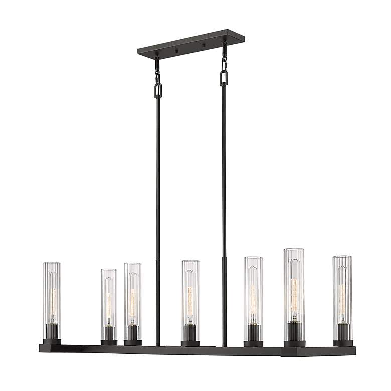 Image 7 Z-Lite Beau 44" Wide Bronze 7-Light Island Chandelier more views