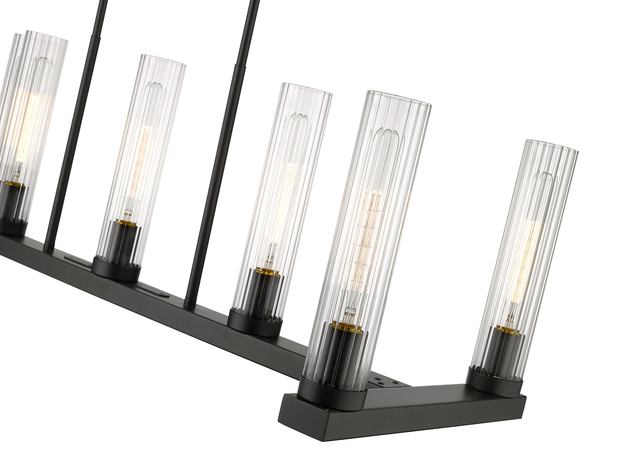 Z-Lite Beau 44" Wide Bronze 7-Light Island Chandelier in scene