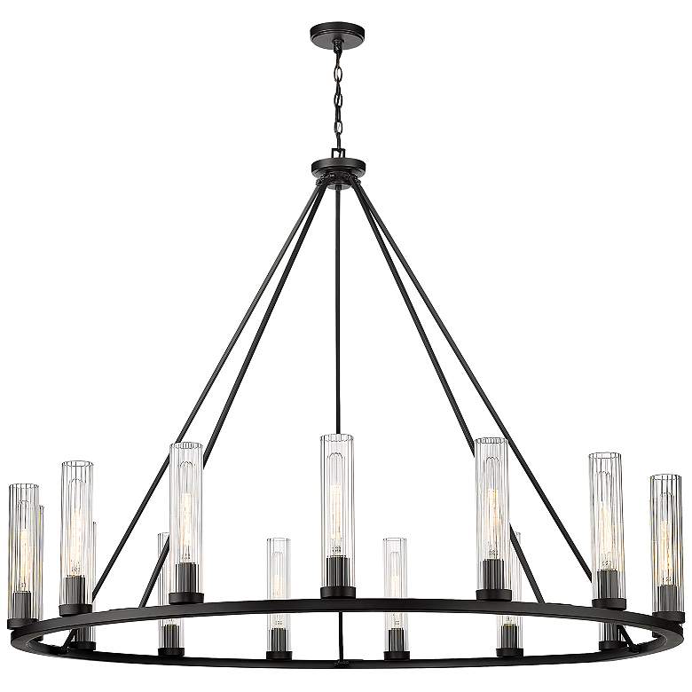 Image 2 Z-Lite Beau 60" Wide Bronze 15-Light Chandelier
