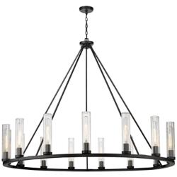 Z-Lite Beau 60" Wide Bronze 15-Light Chandelier