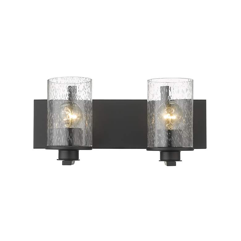 Image 6 Z-Lite Beckett 2 Light Vanity in Matte Black more views