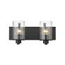 6_Z-Lite Beckett 2 Light Vanity in Matte Black more views