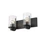7_Z-Lite Beckett 2 Light Vanity in Matte Black more views