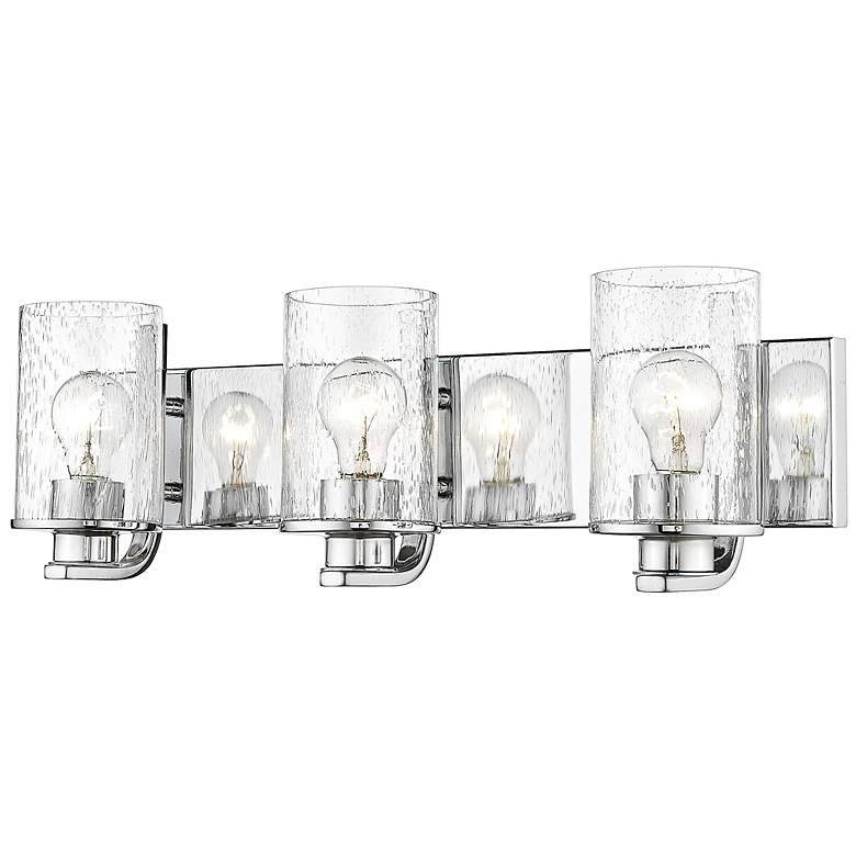 Image 2 Z-Lite Beckett 23" Wide Chrome 3-Light Vanity Bath Light