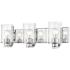 Z-Lite Beckett 23" Wide Chrome 3-Light Vanity Bath Light