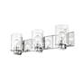 6_Z-Lite Beckett 23" Wide Chrome 3-Light Vanity Bath Light more views