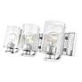 7_Z-Lite Beckett 23" Wide Chrome 3-Light Vanity Bath Light more views