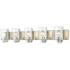 Z-Lite Beckett 42" Wide Brushed Nickel 5-Light Vanity Bath Light
