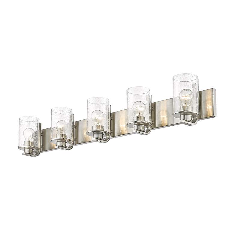 Image 7 Z-Lite Beckett 42" Wide Brushed Nickel 5-Light Vanity Bath Light more views