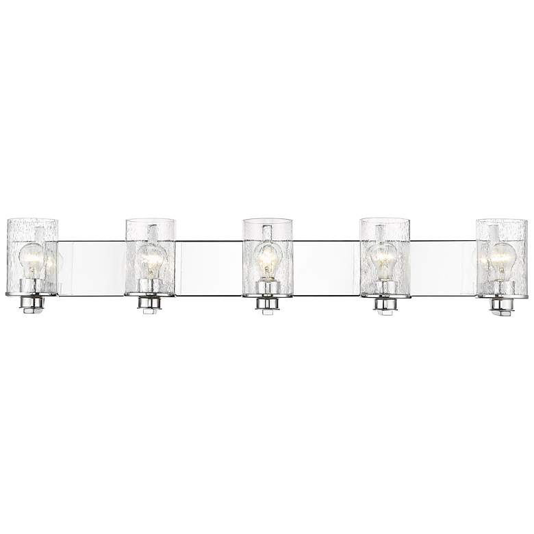 Image 5 Z-Lite Beckett 42" Wide Chrome 5-Light Vanity Bath Light more views
