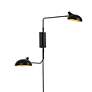 7_Z-Lite Bellamy 29 1/4" Matte Black Adjustable 2-Arm Modern Wall Sconce more views
