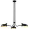 Z-Lite Bellamy 46" Wide Matte Black 3-Light Chandelier