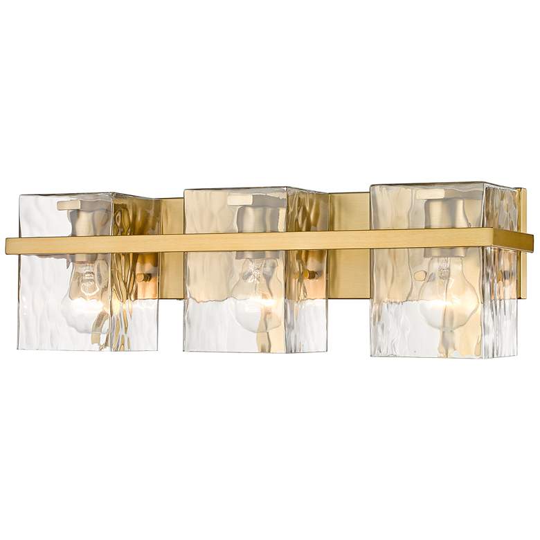 Image 1 Z-Lite Bennington 22.3" Wide Modern Gold 3-Light Bath Vanity Light