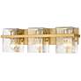 Z-Lite Bennington 22.3" Wide Modern Gold 3-Light Bath Vanity Light