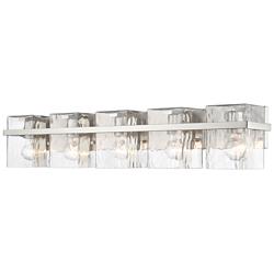 Z-Lite Bennington 36.3" Wide Brushed Nickel 5-Light Vanity Bath Light