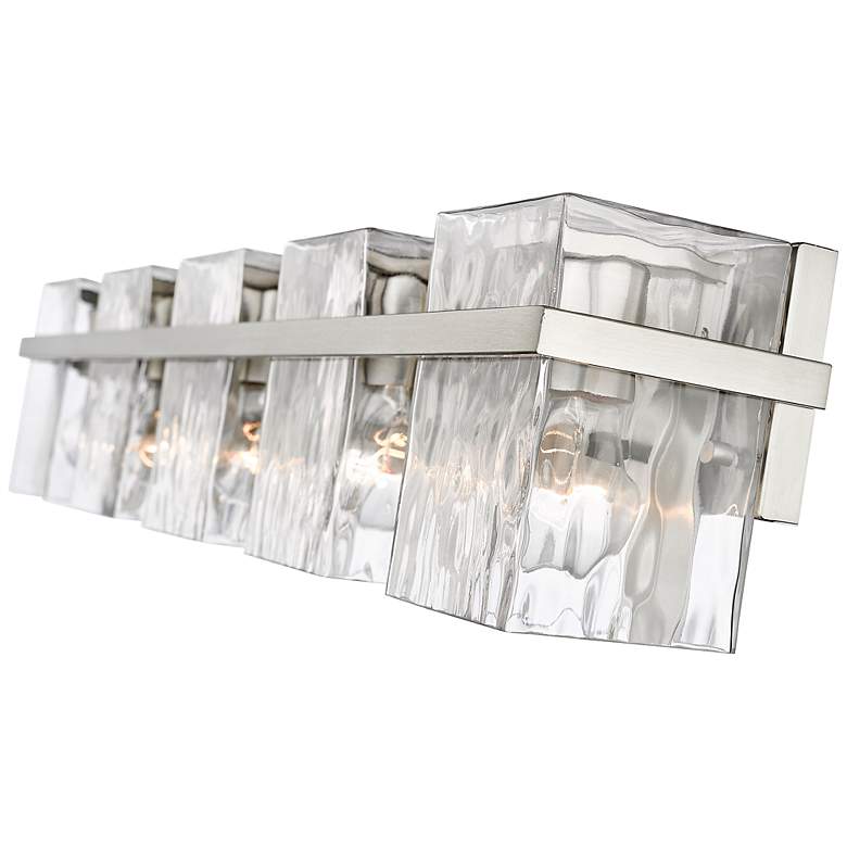 Image 5 Z-Lite Bennington 36.3 inch Wide Brushed Nickel 5-Light Vanity Bath Light more views