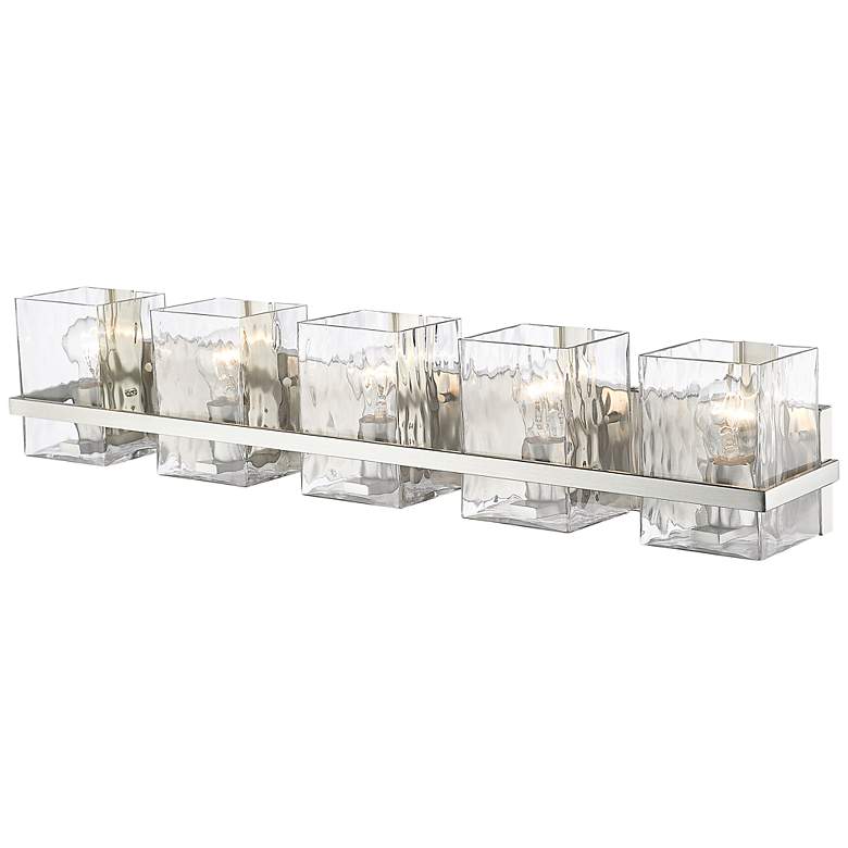 Image 7 Z-Lite Bennington 36.3" Wide Brushed Nickel 5-Light Vanity Bath Light more views