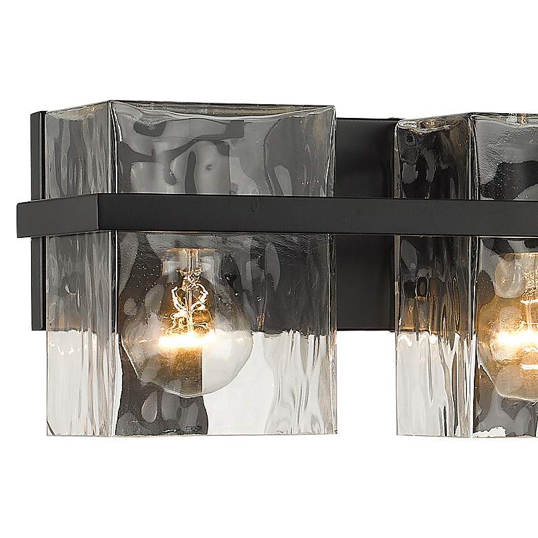 Image 4 Z-Lite Bennington 36.3 inch Wide Matte Balck 5-Light Vanity Bath Light more views