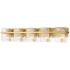 Z-Lite Bennington 36.3" Wide Modern Gold 5-Light Vanity Bath Light