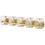 Z-Lite Bennington 36.3" Wide Modern Gold 5-Light Vanity Bath Light in scene