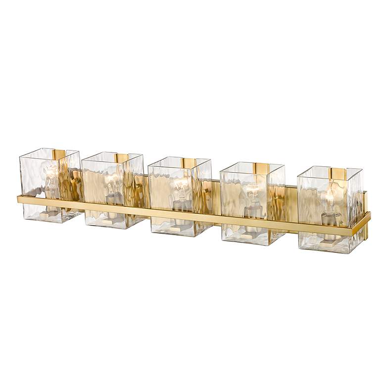 Image 7 Z-Lite Bennington 36.3" Wide Modern Gold 5-Light Vanity Bath Light more views