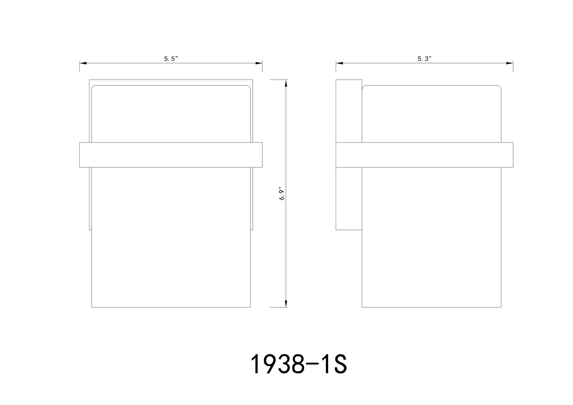 Z-Lite Bennington 7" High Rustic Matte Black Rippled Glass Wall Sconce in scene