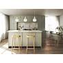 3_Z-Lite Bon Air 10" Wide Modern Gold Mini Pendant more views