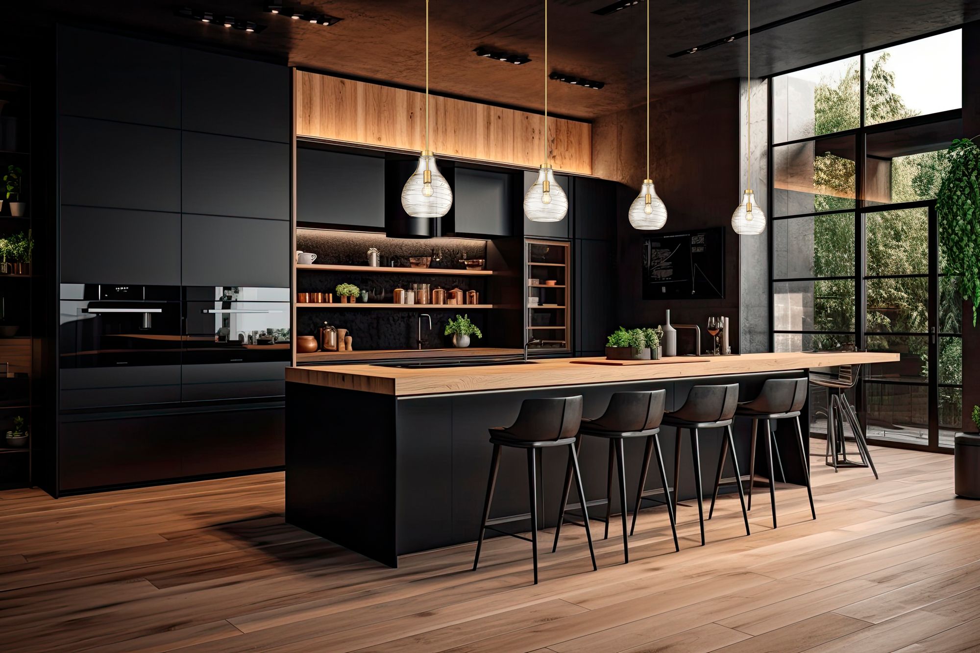 Image 4 Z-Lite Bon Air 10" Wide Modern Gold Mini Pendant more views