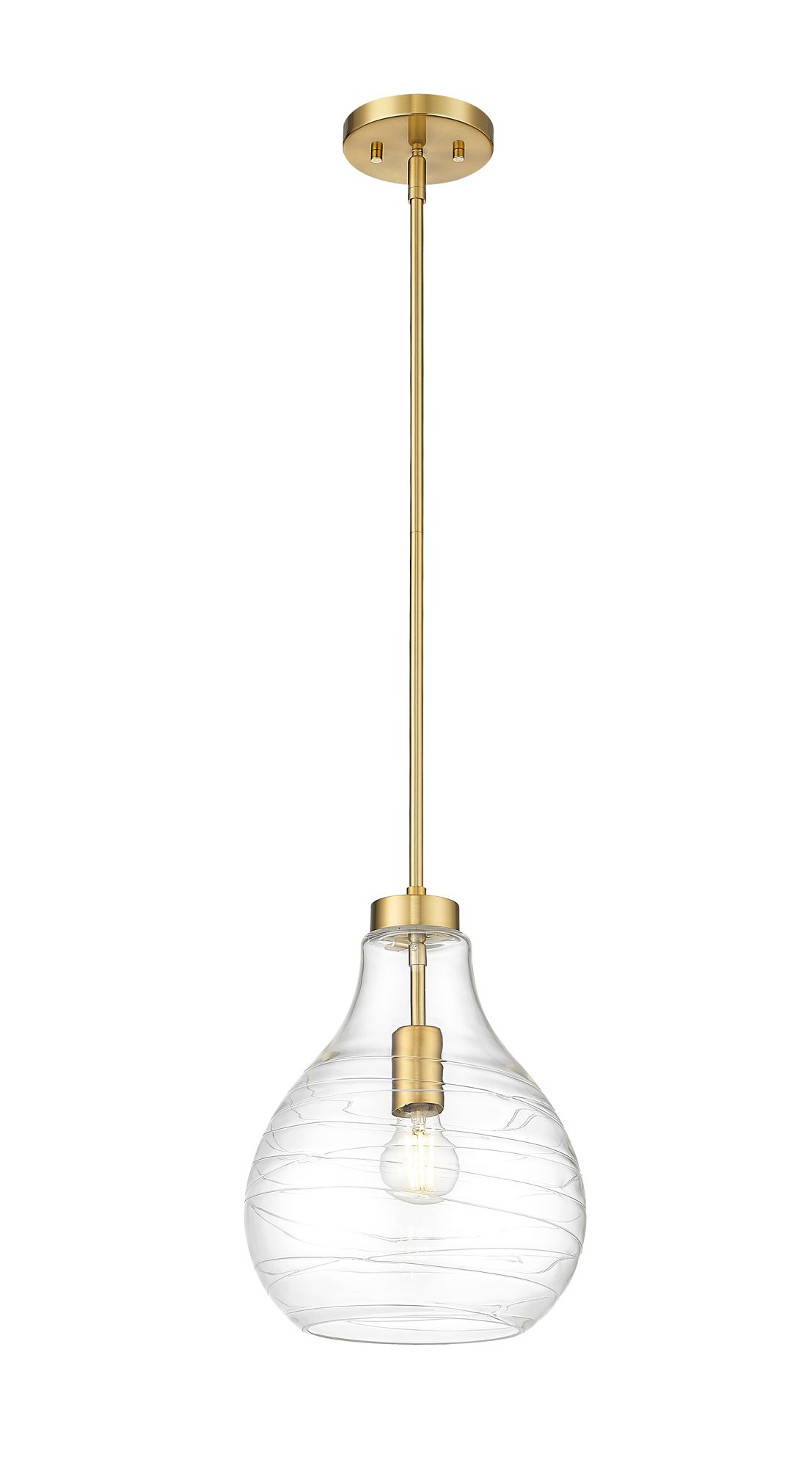 Image 5 Z-Lite Bon Air 10" Wide Modern Gold Mini Pendant more views