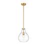 5_Z-Lite Bon Air 10" Wide Modern Gold Mini Pendant more views