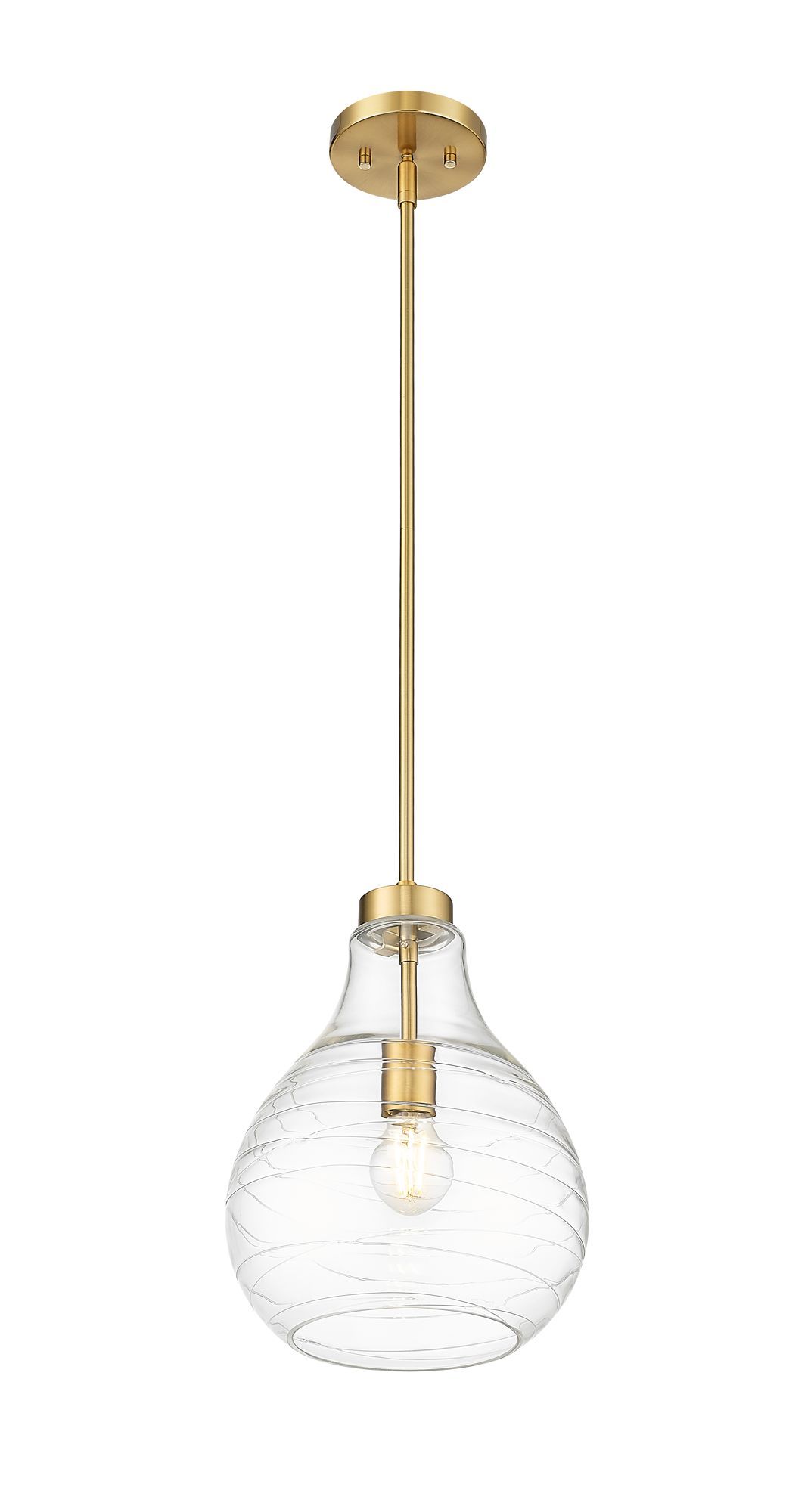 Image 6 Z-Lite Bon Air 10" Wide Modern Gold Mini Pendant more views