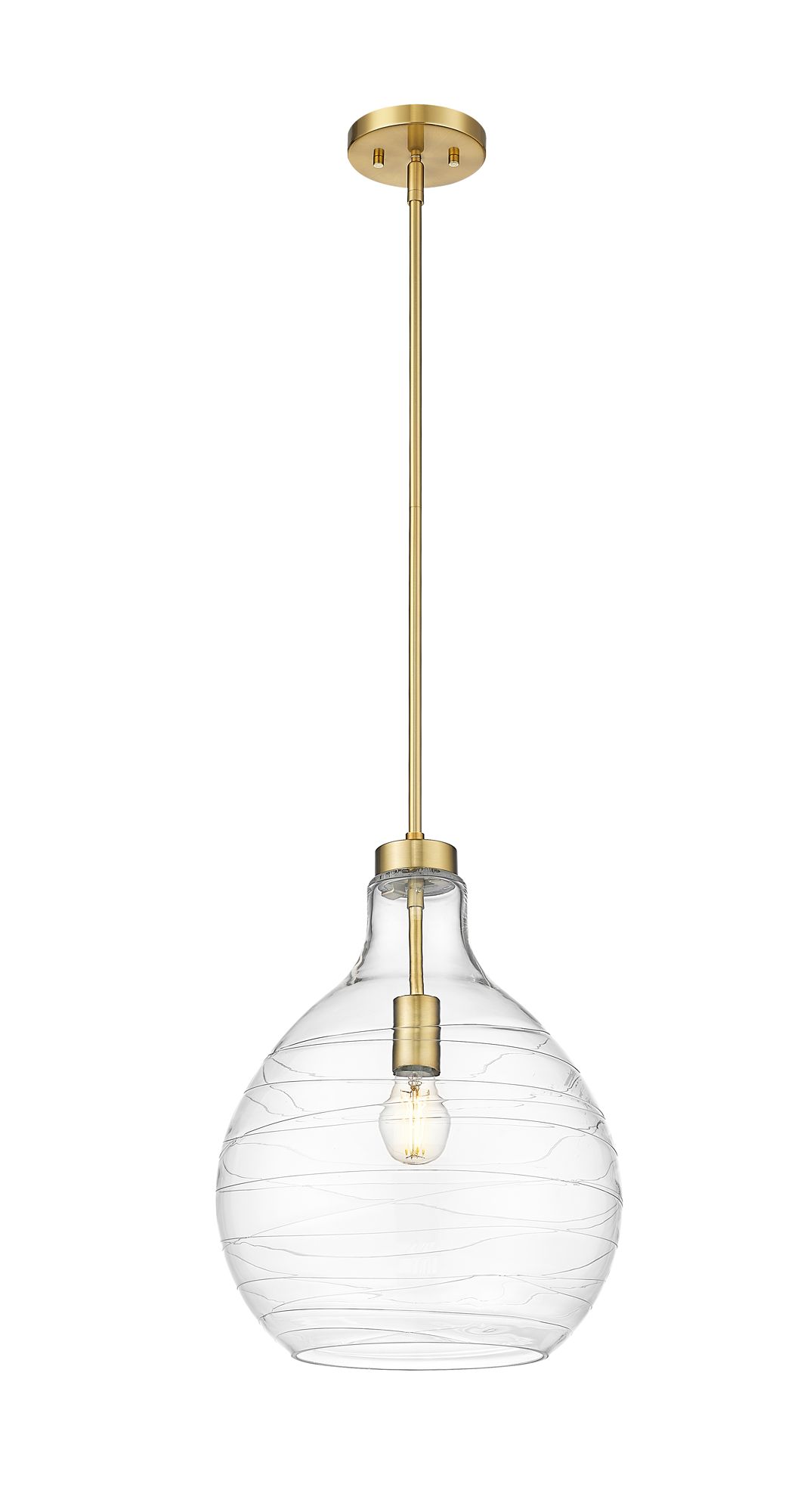 Image 5 Z-Lite Bon Air 13" Wide Modern Gold Pendant Light more views