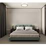 3_Z-Lite Bradley 12 1/4" Wide White and Gold LED Ceiling Light more views