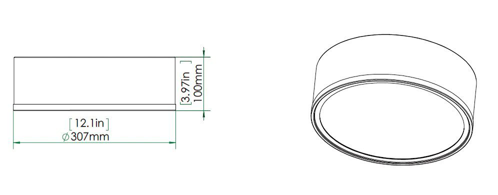 Z-Lite Bradley 12 1/4" Wide White and Gold LED Ceiling Light