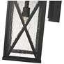6_Z-Lite Brookside 1 Light Outdoor Wall Sconce in Black more views