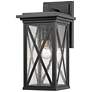 Thumbnail2 of Z-Lite Brookside 1 Light Outdoor Wall Sconce in Black