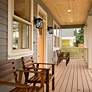 4_Z-Lite Brookside 1 Light Outdoor Wall Sconce in Black more views