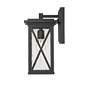 5_Z-Lite Brookside 1 Light Outdoor Wall Sconce in Black more views