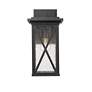 6_Z-Lite Brookside 1 Light Outdoor Wall Sconce in Black more views