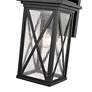 7_Z-Lite Brookside 1 Light Outdoor Wall Sconce in Black more views