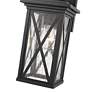 7_Z-Lite Brookside 12 1/4" High Black Outdoor Wall Light more views