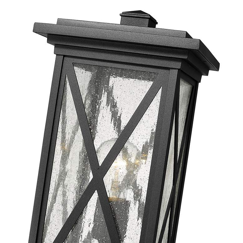 Image 7 Z-Lite Brookside 18 1/2" High Black Outdoor Pier Mount Light more views