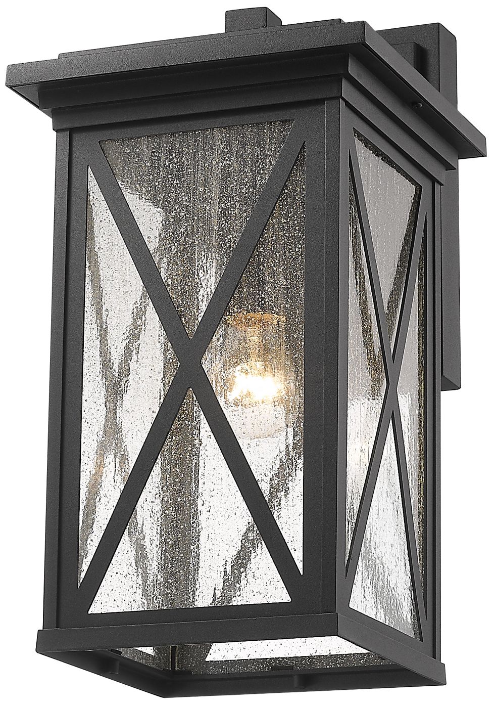 Image 5 Z-Lite Brookside 18 1/4" High Black Outdoor Wall Light more views