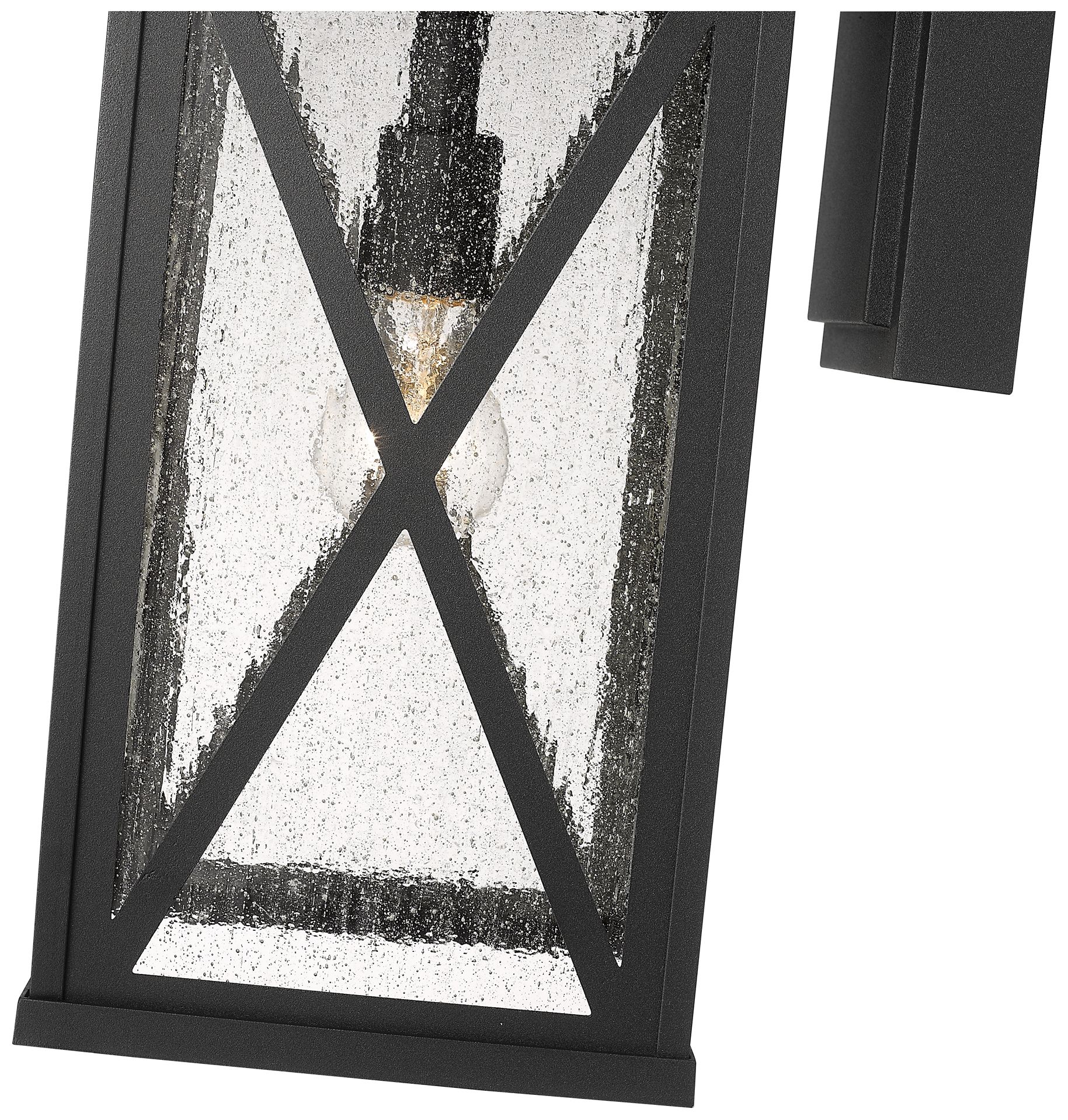 Image 6 Z-Lite Brookside 18 1/4" High Black Outdoor Wall Light more views