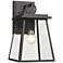 Z-Lite Broughton 14 1/4" High Black Outdoor Wall Light