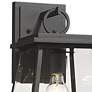 2_Z-Lite Broughton 14 1/4" High Black Outdoor Wall Light more views