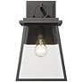 4_Z-Lite Broughton 14 1/4" High Black Outdoor Wall Light more views