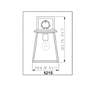 7_Z-Lite Broughton 14 1/4" High Black Outdoor Wall Light more views
